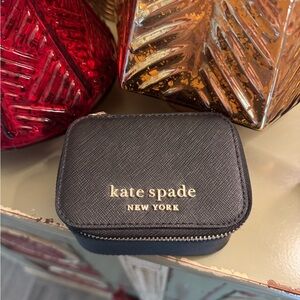 Kate Spade Black Jewelry Travel Bag